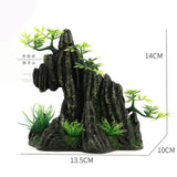 Fish Tank Plant Rockery Multi-style Aquarium Decoration,Resin Artificial