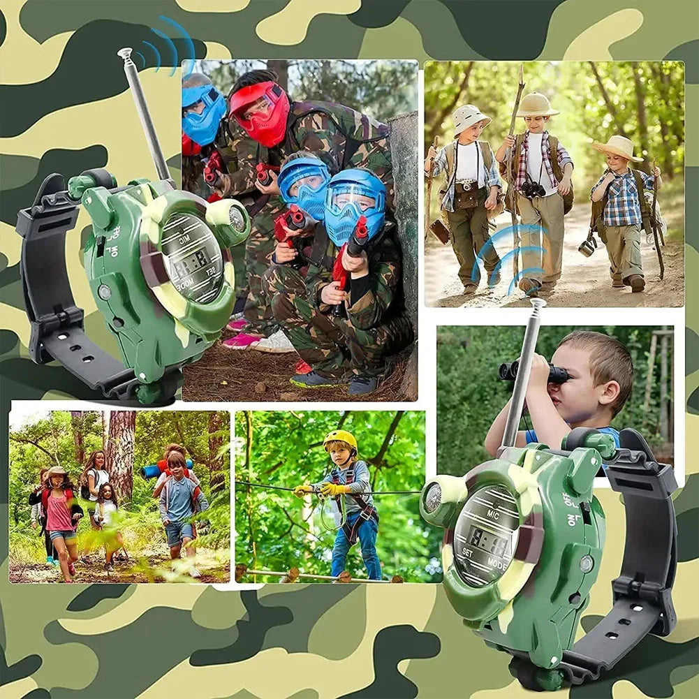 Children Education Toys 2PCS Toy Walkie Talkies Watches