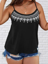 Finjani Women Cami Top Guipure Detail Patchwork Cami
