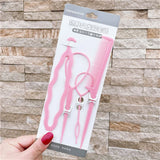 4pcsSet Women DIY Hair Tail Tools Donut Bun