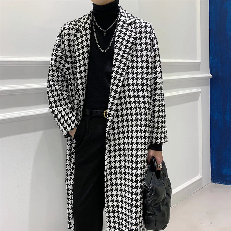 NOYMEI Contrast Color Korean Style Lapel Belt Design
