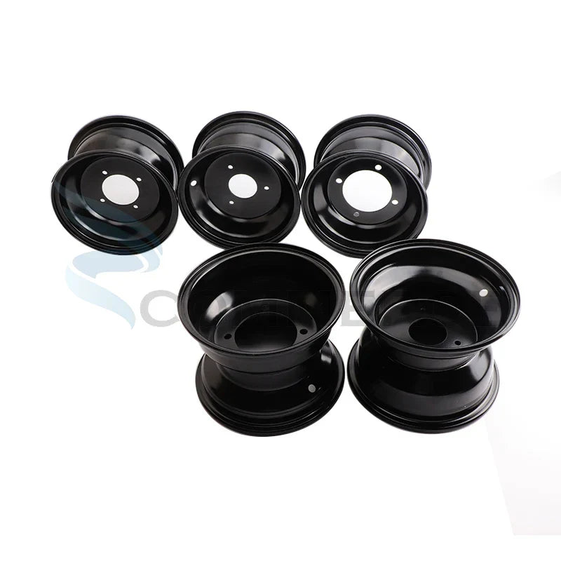 Black 8 inch Front or Rear wheel Hub