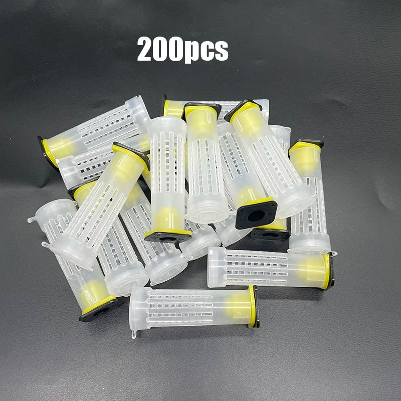 200PCS Queen Rearing Cup Kit Beekeeping Tools Plastic