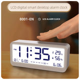 Digital Alarm Clock Table Electronics Wall Temperature Humidity