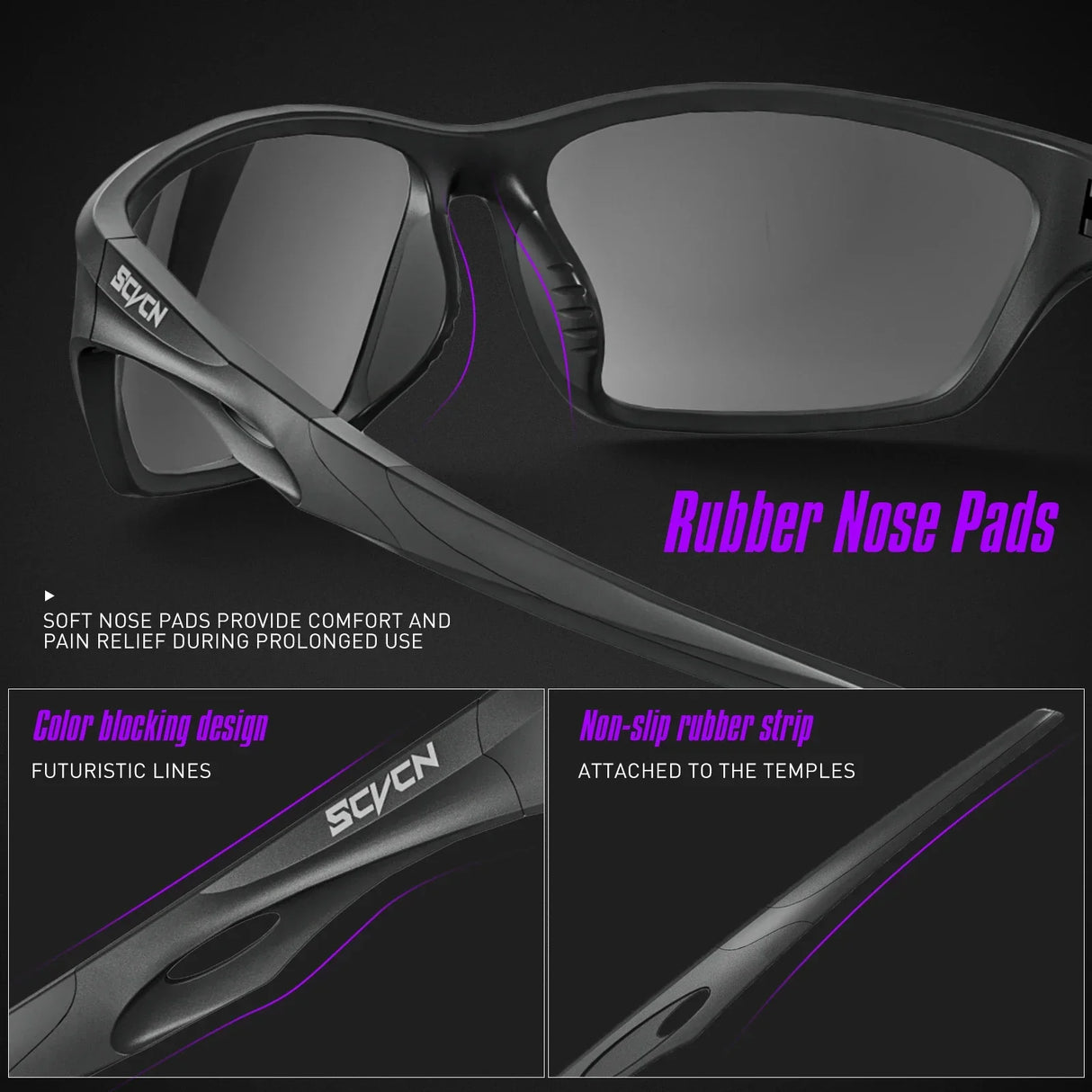 Cycling Sunglasses for Men and Women, Sports Eyewear,