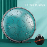 Hluru Glucophone Steel Tongue Drum 12 Inch 13