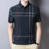 Summer Men's Polo Shirts With Short Sleeve Business