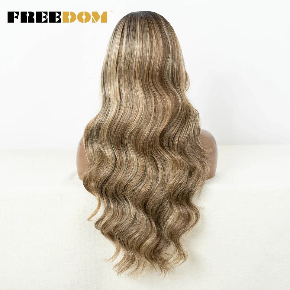 FREEDOM Synthetic Lace Front Wigs for Women C