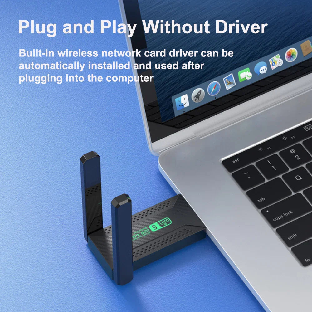 EATPOW Wifi Adapter Dual Band 2.4GHz 5GHz Wifi