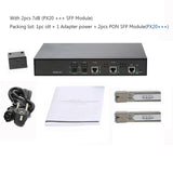 FTTH EPON OLT Fiber Optic Equipment, 2Port, PX20