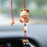 Creative Lucky Cat Car Pendant for Women Blessing