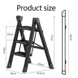 Thickened Metal Folding Ladder Multifunction Household Ladder Stool