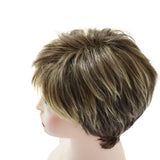 GNIMEGIL Synthetic Short Pixie Cut Wig Women Natural