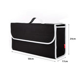 KAWOSEN Portable Foldable Car Trunk Organizer Cloth Auto