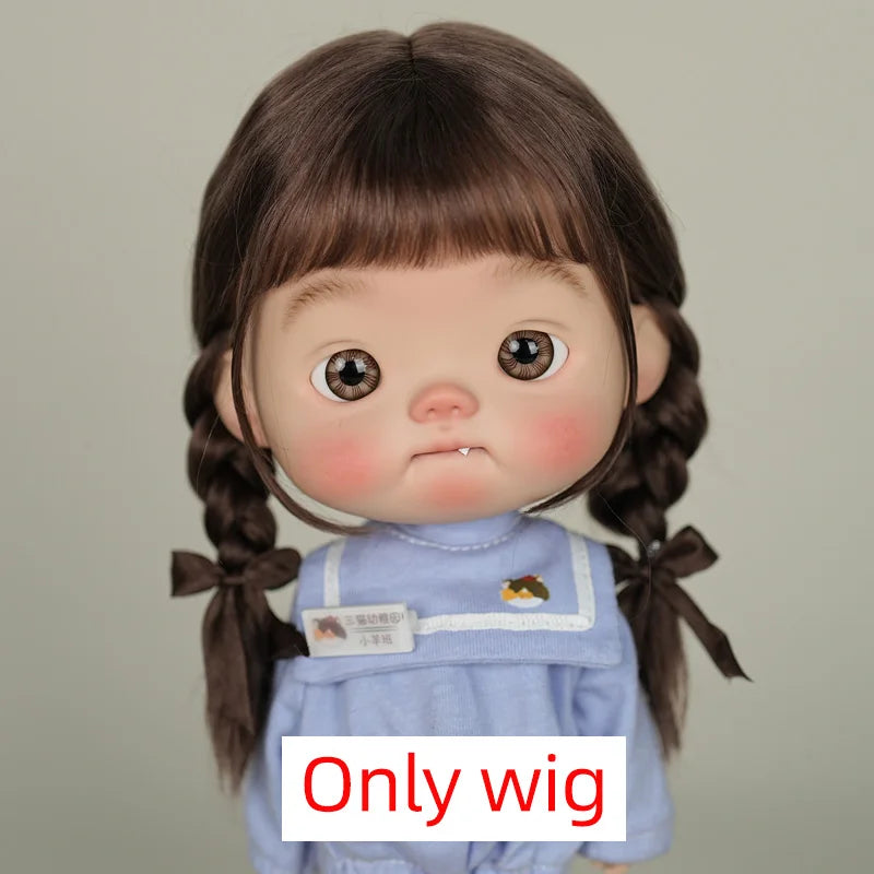 BJD Wig Big Head Dot Blyth Wig Soft