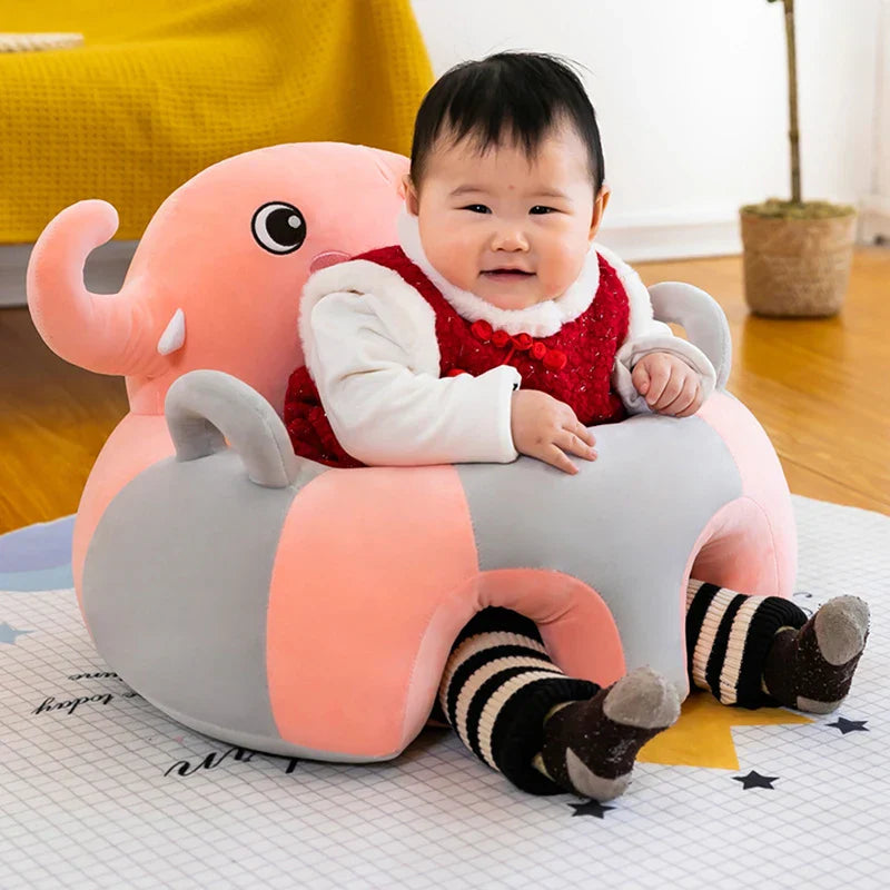 Baby Sofa Support Seat Cover Plush Chair Learning