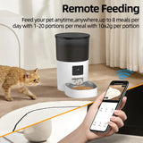 ROJECO Automatic Cat Feeder With Camera Video Cat