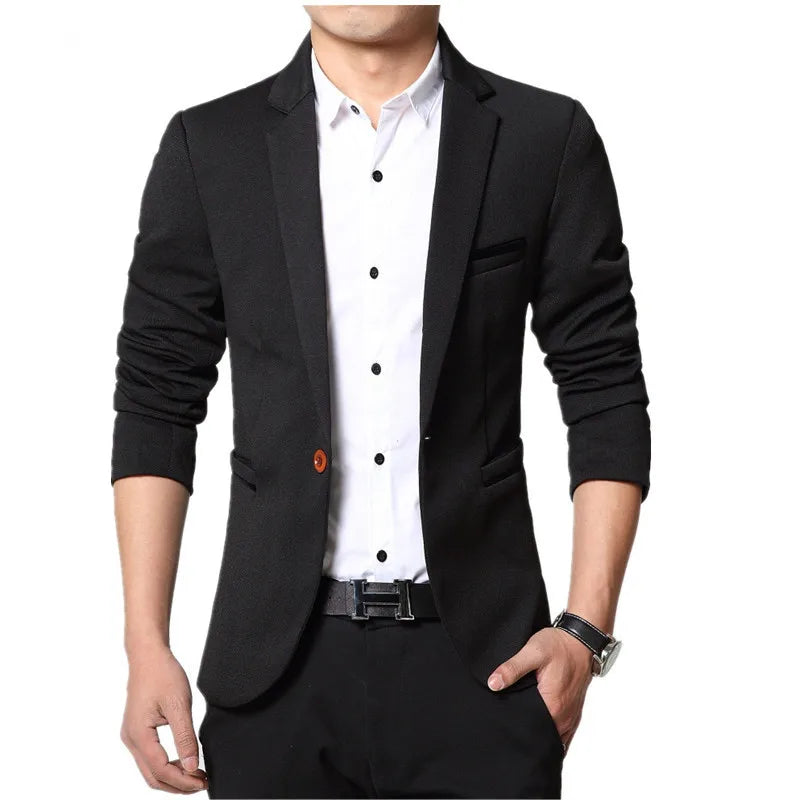 2023 Men slim fit fashion blazer Suit Jacket