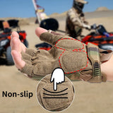 Tactical Fingerless Gloves SWEAT Army Military Airsoft Combat