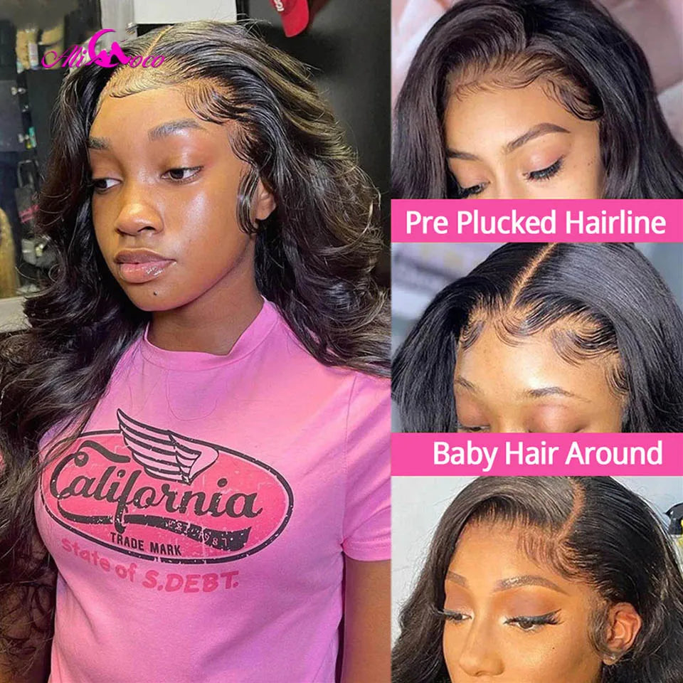 Blonde Highlight Wig Human Hair 13X4 13x6 Body