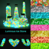 300/500 Pcs Garden Decoration Pebbles Luminous Stone Glow