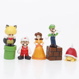 48pcs/set Super Mario Bros PVC Action Figure Toys