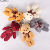 10/12Pcs/Lot Soft Stuffed Bear Plush Toys Mini Teddy