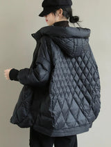 90% White Duck Down Parka Casual Female Thick