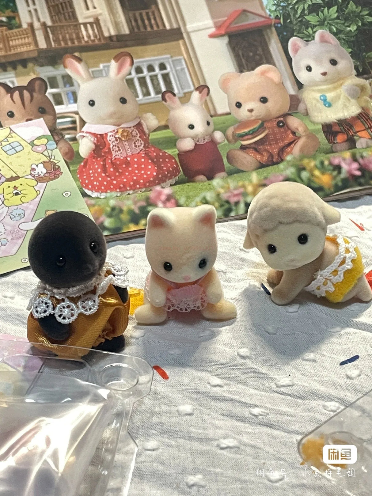 Japan Sylvanian Families Blind Box Kawaii Camping Dress