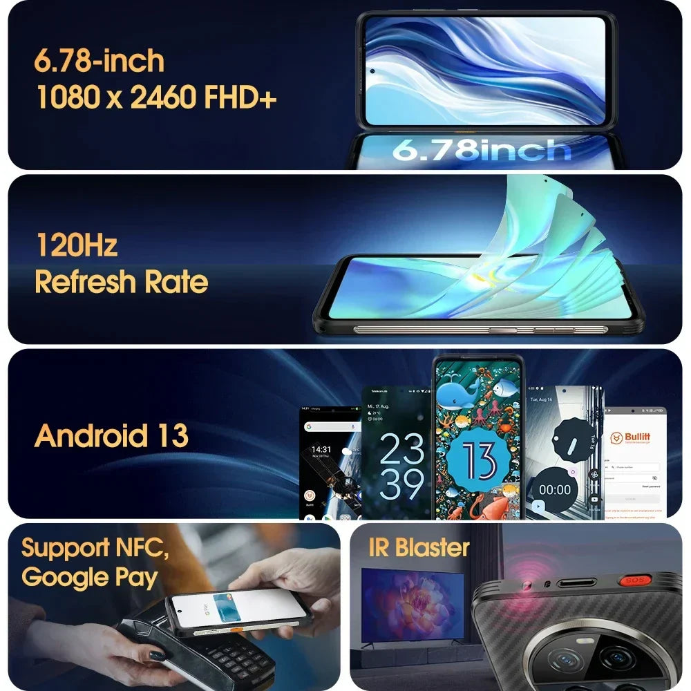 Ulefone Armor 23 Ultra Rugged 5G Smartphones 12GB+512GB