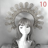 Baroque Headband DIY Material Gothic Lolita Crown Headband