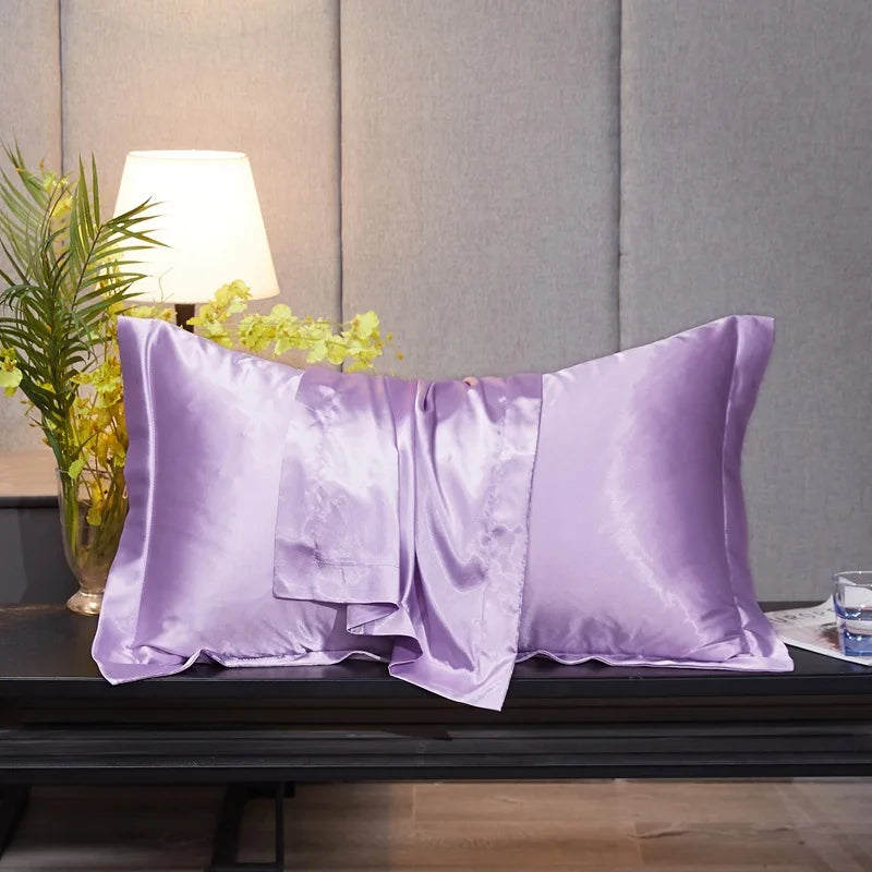 100% Pure Silk Pillowcase PCS Queen King Size