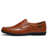 Genuine Leather Men Casual Shoes Luxury Brand 2023