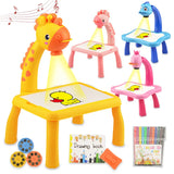 Children Led Projector Art Drawing Table Toys Kids