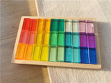 New Design Montessori Toys See Through Rainbow Lucite