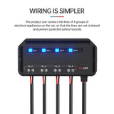 Car Blade Fuse Block Panel 12V 4 Circuit