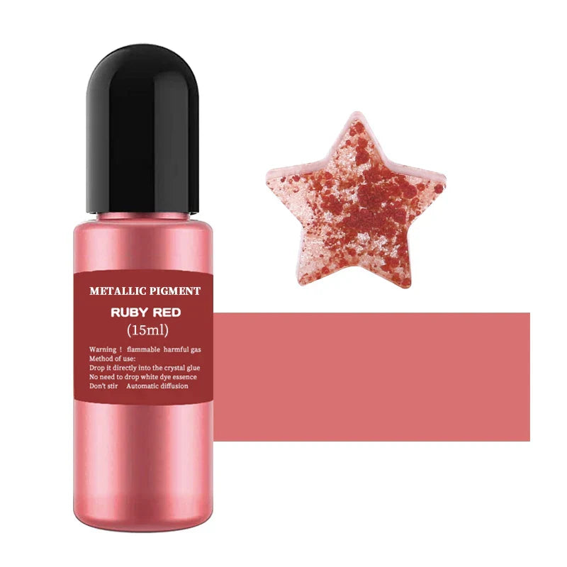 15ml Metal Resin Pigment Alcohol Liquid Colorant Dye