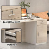 AIEGLE Reception Desk with Counter & Lockable Srotage
