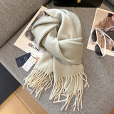 Highquality Australian Wool 100 Solid Color Women's Scarves