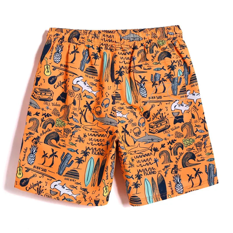 2023 Beach Vacation Beach Shorts Men's Quick Dry