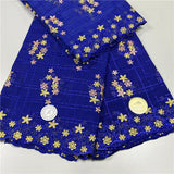 5 yard Swiss lace fabric latest heavy beaded