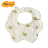 New Thickened 7 Layers Cotton Waterproof Baby Bibs