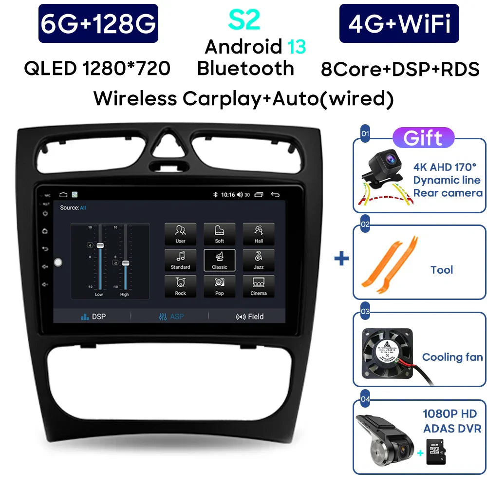 Car Radio Carplay Android Player For Mercedes Benz