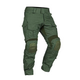 Men Military Tactical Trousers CP Camouflage Cargo Knee