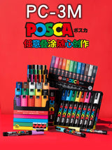 Uni Marker Pen, PC-3M Acrylic posca marcadores permanent