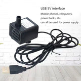 5V Ultra-Quiet Submersible Aquarium Water Pump Water Fountain