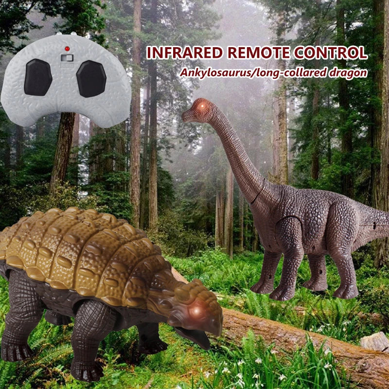 RC Dinosaur Kids Toy Remote Control Dinosaur Light