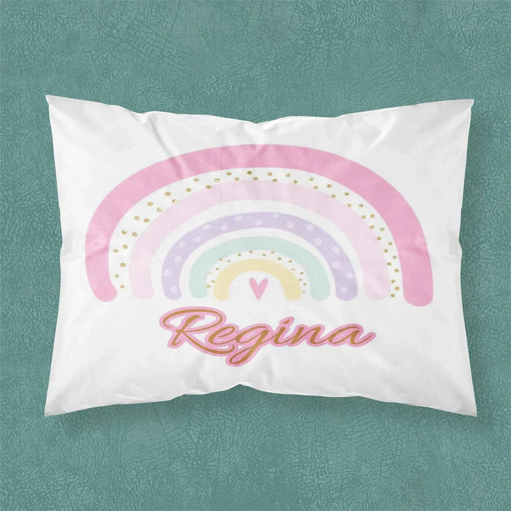 Name Personalized Baby Crib Cushion Cover Cute Bed
