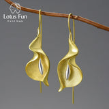 Lotus Fun 18K Gold Long Hanging New Calla