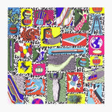Spanish style printed large square scarf 100cm*100cm